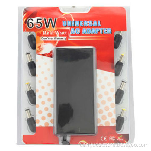 Automatically 65W Slim USB Universal AC/DC Adapter with 110 to 240V AC Input Voltage